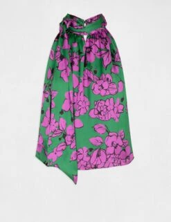 Blouse Sans Manches Imprimé Floral Violet Femme 8 Blouse Sans Manches Imprimé Floral Violet Femme -EllePort Soldes blouse sans manches imprime floral violet femme vue3 32536300910700310