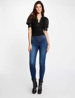 Body Manches Courtes à Dentelle Noir Femme 7 Body Manches Courtes à Dentelle Noir Femme -EllePort Soldes body manches courtes a dentelle noir femme vue5 32536300901220100