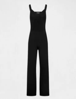 Combinaison Cintrée En Tricot Noir Femme 8 Combinaison Cintrée En Tricot Noir Femme -EllePort Soldes combinaison cintree en tricot noir femme vue3 32536300953910100