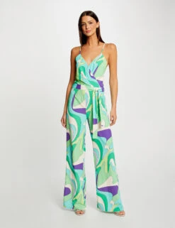 Combinaison Jambe Large Imprimé Abstrait Multico Femme 7 Combinaison Jambe Large Imprimé Abstrait Multico Femme -EllePort Soldes combinaison jambe large imprime abstrait multico femme vue5 32536300938520900