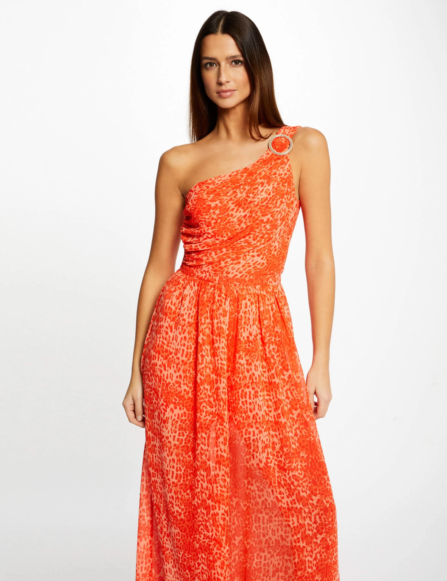 Combinaison Large Imprimé Léopard Caramel Femme 3 Combinaison Large Imprimé Léopard Caramel Femme – Image 3