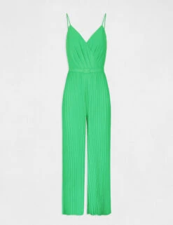 Combinaison Large Plissée Avec Dos Nu Vert Femme 8 Combinaison Large Plissée Avec Dos Nu Vert Femme -EllePort Soldes combinaison large plissee avec dos nu vert femme vue3 32536300938530600