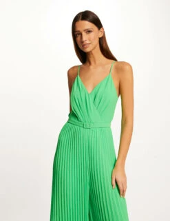 Combinaison Large Plissée Avec Dos Nu Vert Femme 7 Combinaison Large Plissée Avec Dos Nu Vert Femme -EllePort Soldes combinaison large plissee avec dos nu vert femme vue5 32536300938530600