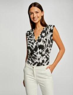 Débardeur à épaulettes Imprimé Abstrait Multico Femme