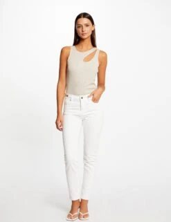 Débardeur Avec Ouverture épaule Ivoire Femme 7 Débardeur Avec Ouverture épaule Ivoire Femme -EllePort Soldes debardeur avec ouverture epaule ivoire femme vue5 32536300950650203