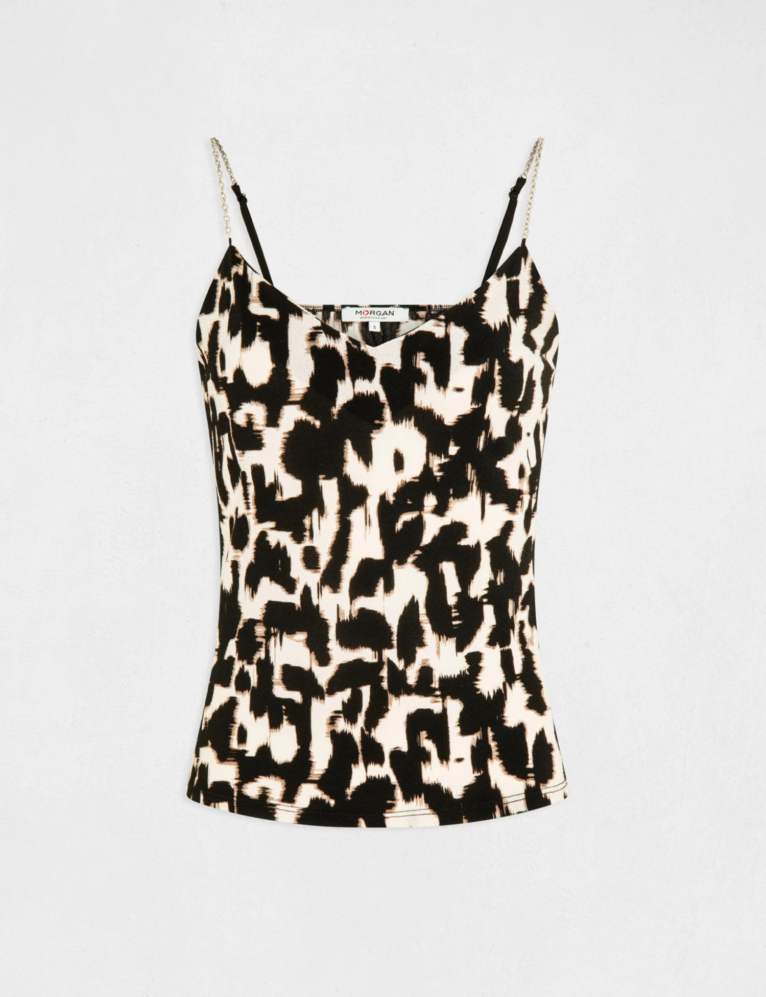 Débardeur Détails Chaînes Et Imprimé Multico Femme 4 Débardeur Détails Chaînes Et Imprimé Multico Femme – Image 4