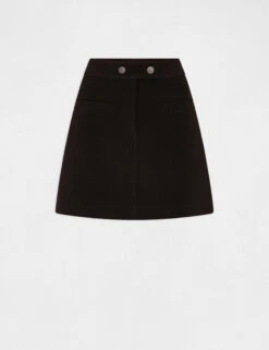 Jupe Trapèze Taille Haute Noir Femme 8 Jupe Trapèze Taille Haute Noir Femme -EllePort Soldes jupe trapeze taille haute noir femme vue3 32536300929370100