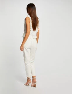 EllePort Soldes -EllePort Soldes pantalon droit blanc femme vue2 32536300938100200
