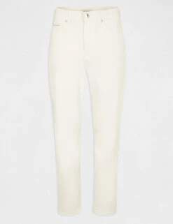 Pantalon Droit Blanc Femme -EllePort Soldes pantalon droit blanc femme vue3 32536300938100200
