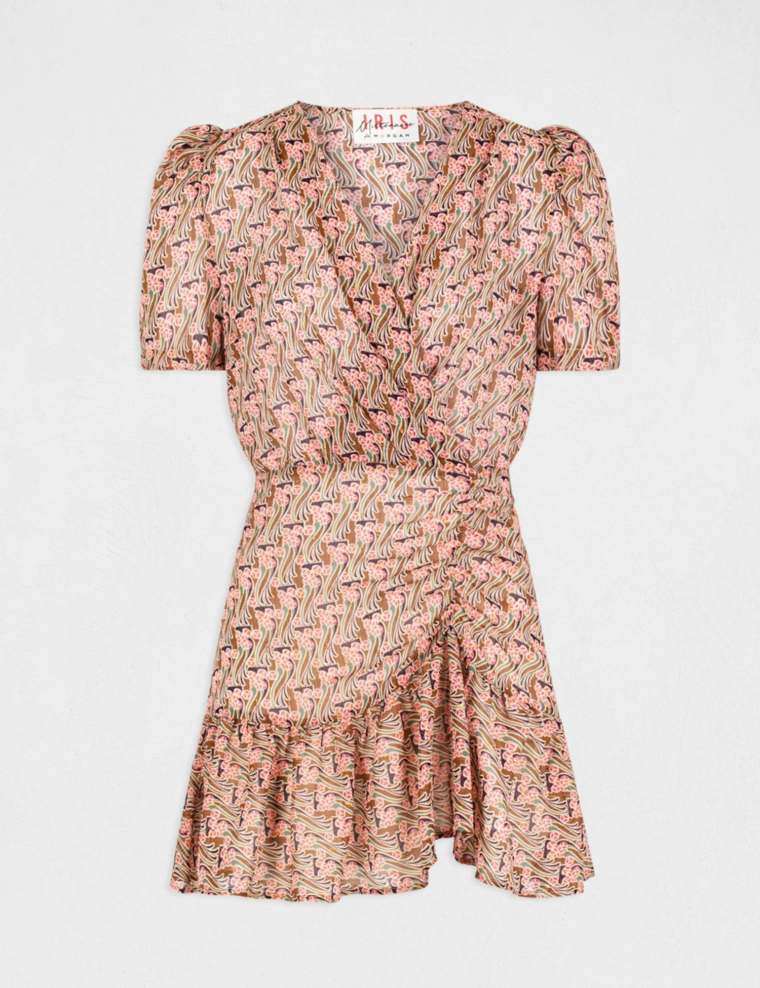 Robe Ajustée Imprimé Végétal Multico Femme 4 Robe Ajustée Imprimé Végétal Multico Femme – Image 4