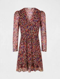 Robe Droite Fluide Imprimé Floral Multico Femme 9 Robe Droite Fluide Imprimé Floral Multico Femme -EllePort Soldes robe droite fluide imprime floral multico femme vue3 32536300947240900