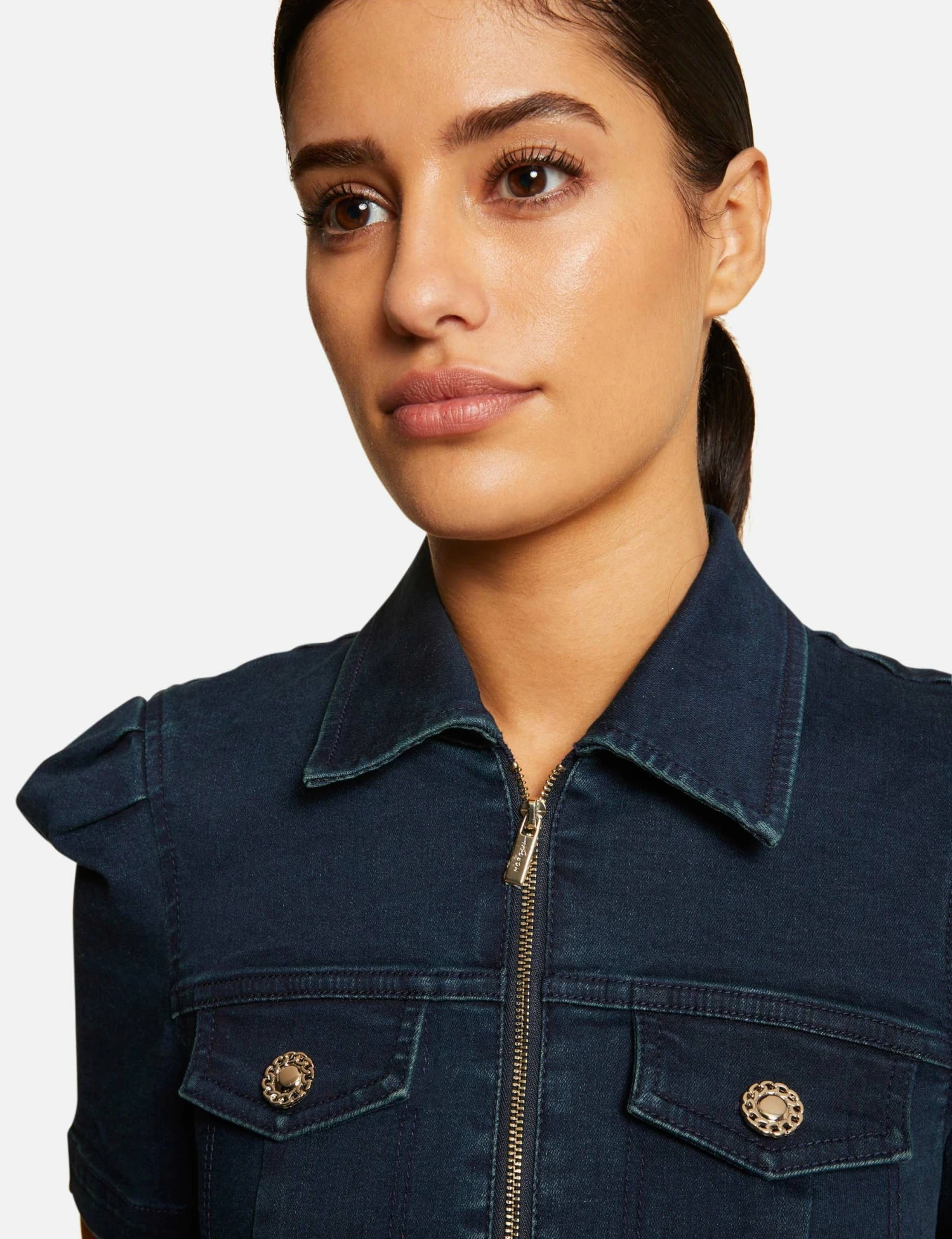 Robe Droite Zippée Ceinturée En Jean Jean Brut Femme 6 Robe Droite Zippée Ceinturée En Jean Jean Brut Femme – Image 6