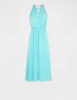 Robe Midi évasée à Encolure Américaine Bleu Clair Femme 9 Robe Midi évasée à Encolure Américaine Bleu Clair Femme -EllePort Soldes robe midi evasee a encolure americaine bleu clair femme vue3 32536300906280315