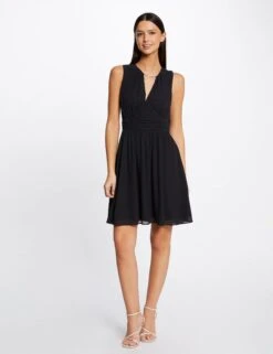 Robe Patineuse Avec Détail Chaîne Marine Femme 8 Robe Patineuse Avec Détail Chaîne Marine Femme -EllePort Soldes robe patineuse avec detail chaine marine femme vue5 32536300938690301