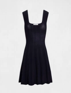 Robe Pull Patineuse à Bretelles Marine Femme 8 Robe Pull Patineuse à Bretelles Marine Femme -EllePort Soldes robe pull patineuse a bretelles marine femme vue3 32536300953950301