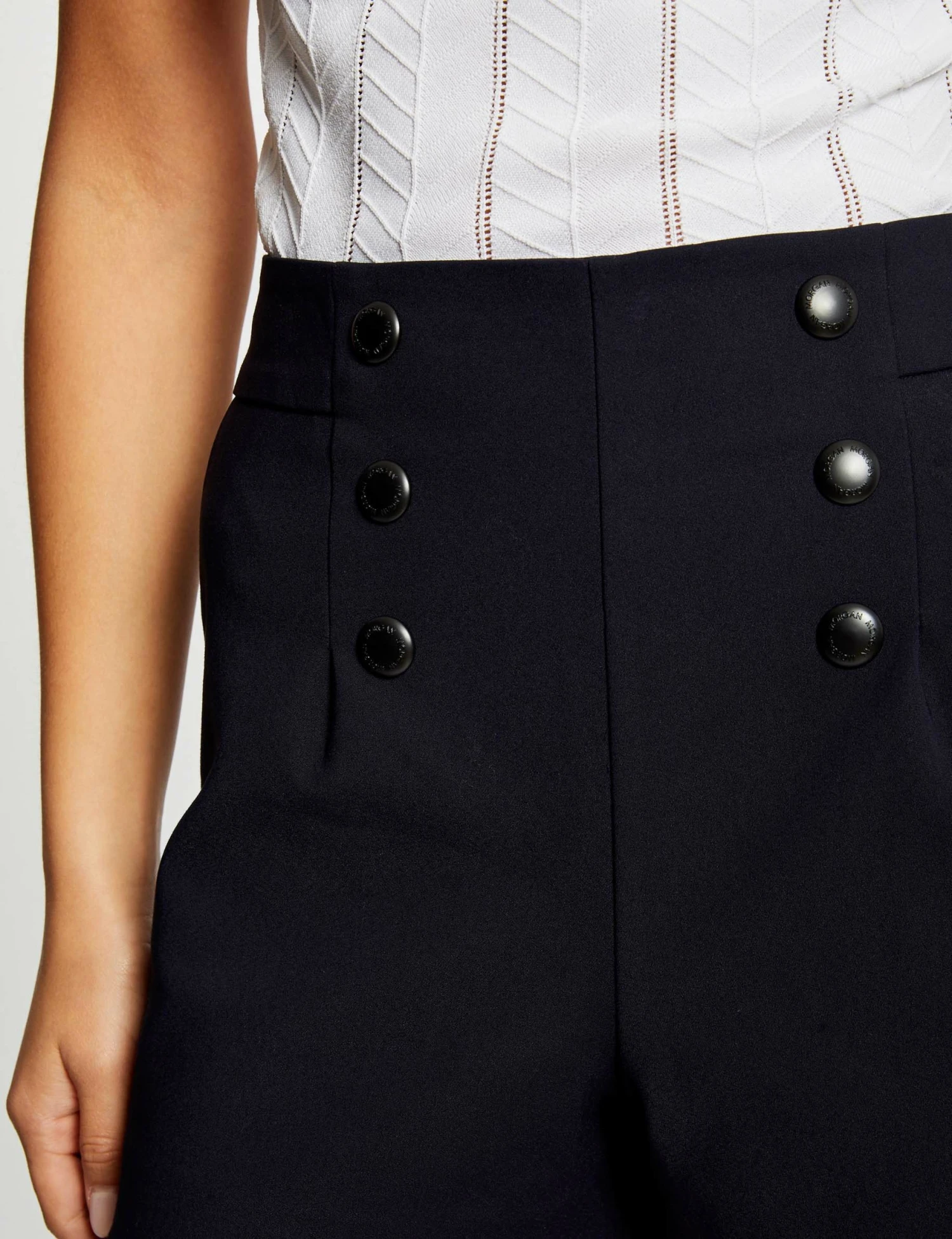 Short City Droit à Pont Marine Femme 5 Short City Droit à Pont Marine Femme – Image 5