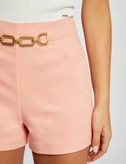 Short City Droit Avec Ornement Rose Moyen Femme 9 Short City Droit Avec Ornement Rose Moyen Femme -EllePort Soldes short city droit avec ornement rose moyen femme vue4 32536300938120514