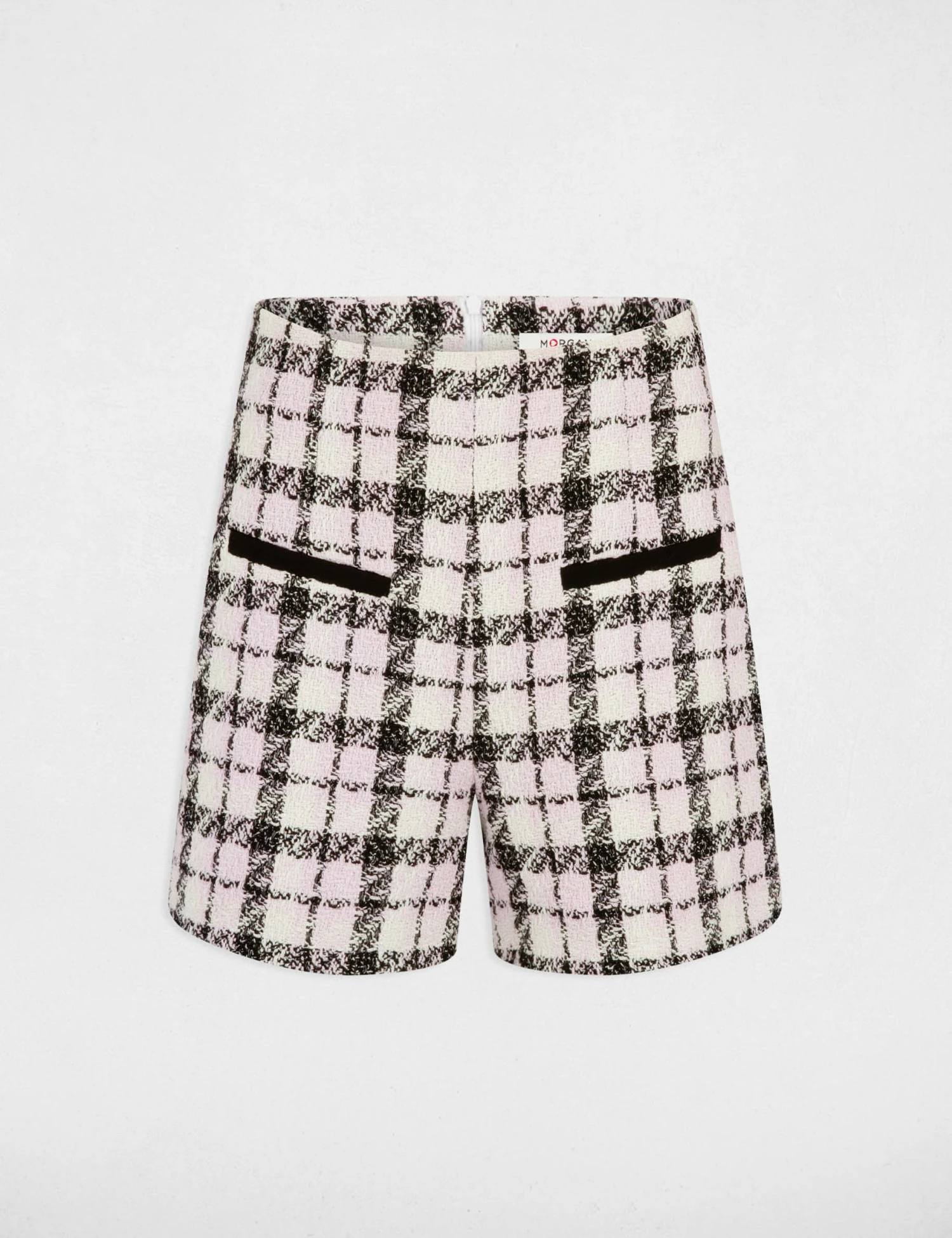 Short Droit à Carreaux Multico Femme 5 Short Droit à Carreaux Multico Femme – Image 5