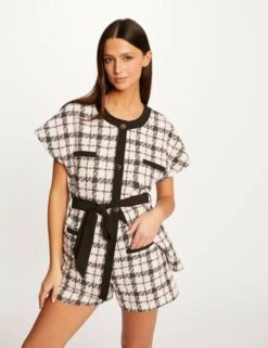 Short Droit à Carreaux Multico Femme 9 Short Droit à Carreaux Multico Femme -EllePort Soldes short droit a carreaux multico femme vue5 32536300946130900