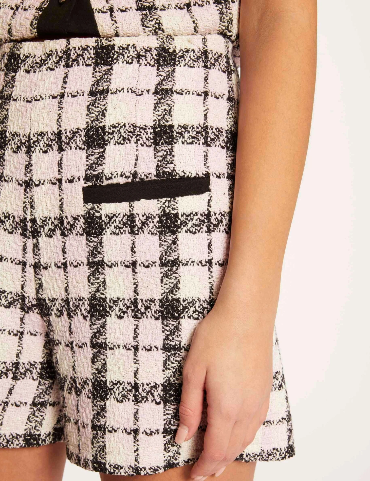 Short Droit à Carreaux Multico Femme 3 Short Droit à Carreaux Multico Femme – Image 3