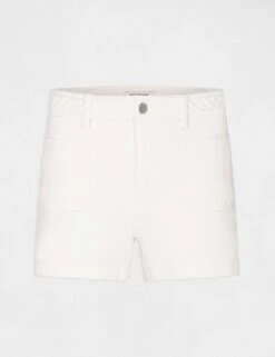 Short Droit Avec Détail Tressé Ecru Femme 8 Short Droit Avec Détail Tressé Ecru Femme -EllePort Soldes short droit avec detail tresse ecru femme vue3 32536300898700201