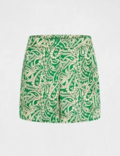 Short Droit Satin Imprimé Cachemire Multico Femme 8 Short Droit Satin Imprimé Cachemire Multico Femme -EllePort Soldes short droit satin imprime cachemire multico femme vue3 32536300955220900