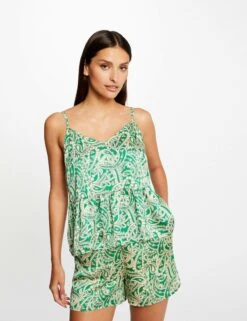 Short Droit Satin Imprimé Cachemire Multico Femme 7 Short Droit Satin Imprimé Cachemire Multico Femme -EllePort Soldes short droit satin imprime cachemire multico femme vue5 32536300955220900