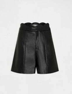 Short Droit Simili Cuir Noir Femme 8 Short Droit Simili Cuir Noir Femme -EllePort Soldes short droit simili cuir noir femme vue3 32536300936580100