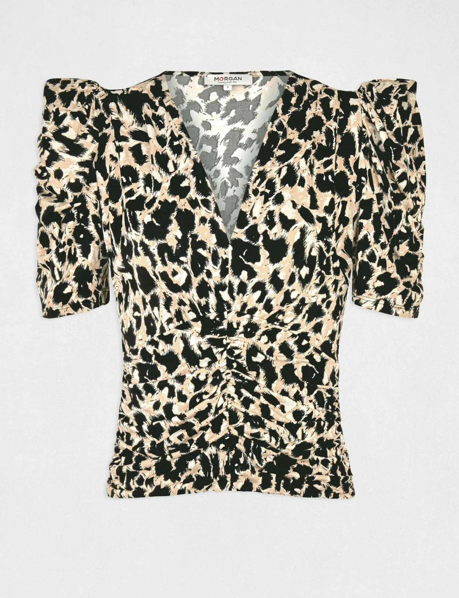 T-shirt Manches Courtes Imprimé Multico Femme 4 T-shirt Manches Courtes Imprimé Multico Femme – Image 4